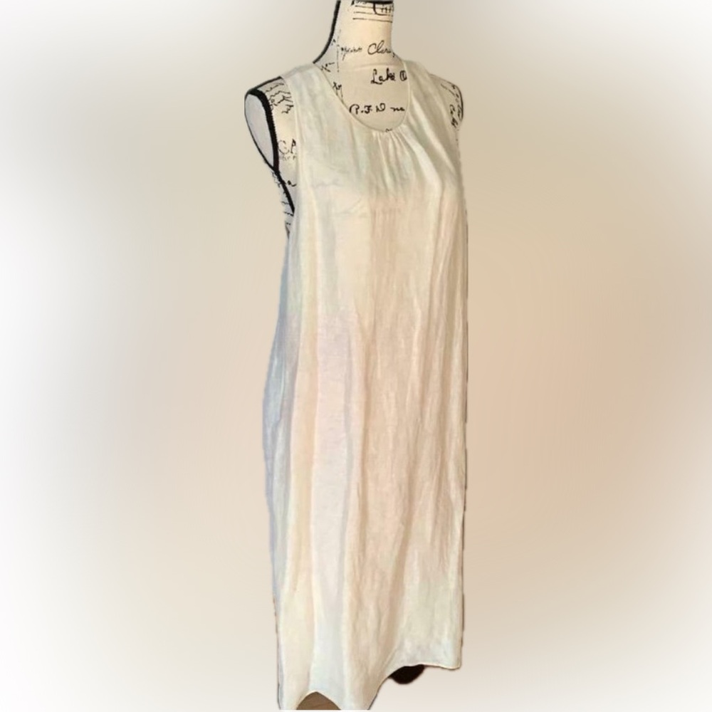 GIORGIO ARMANI LE COLLEZIONI IVORY SHEATH DRESS 42